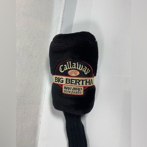 Vintage CALLAWAY Golf Big Bertha WAR BIRD SOLE PLATE Club Headcover #1 Driver - Picture 1 of 4
